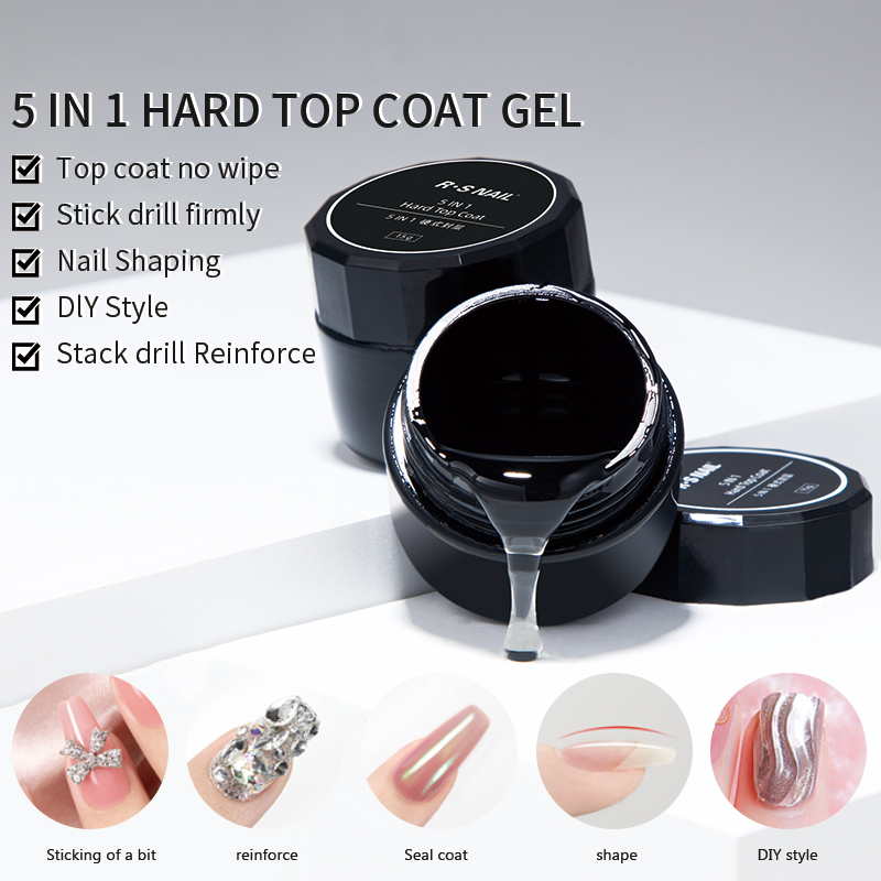 Gel Top Coat - RSNAIL 5 EN 1 Top Coat