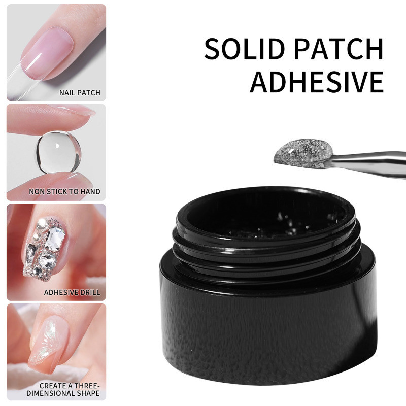 Nail Art Halal - 3 pièces/ensemble solide ongles conseils Gel