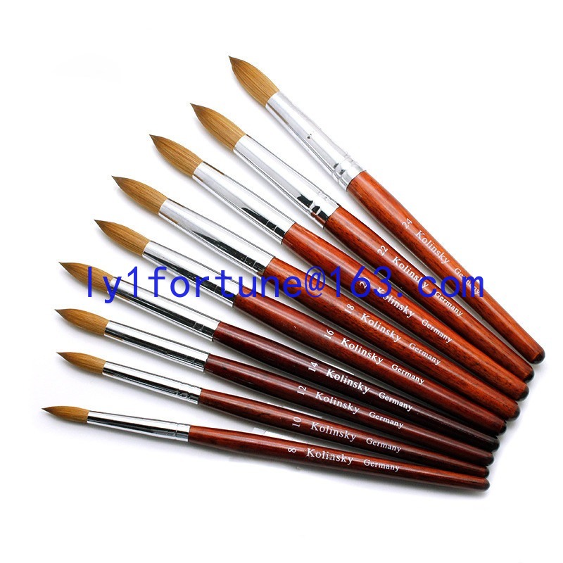 Nail Art Mahogany - Pinceaux pour le nail art, manche