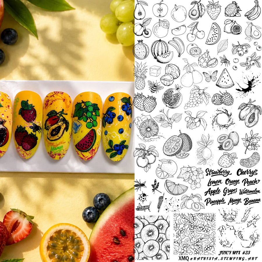 Nail Art Leopard - Plaques de tamponnage pour nail art