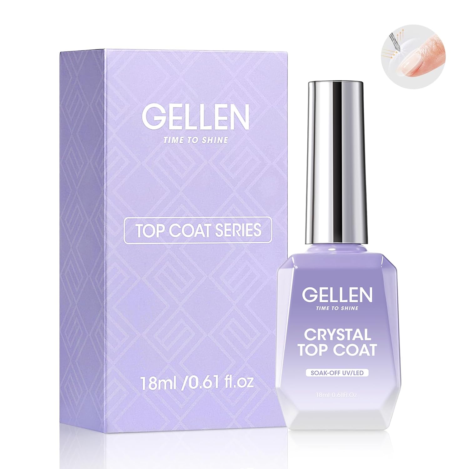 Gel Top Coat - GELLEN Gel pour ongles couche de