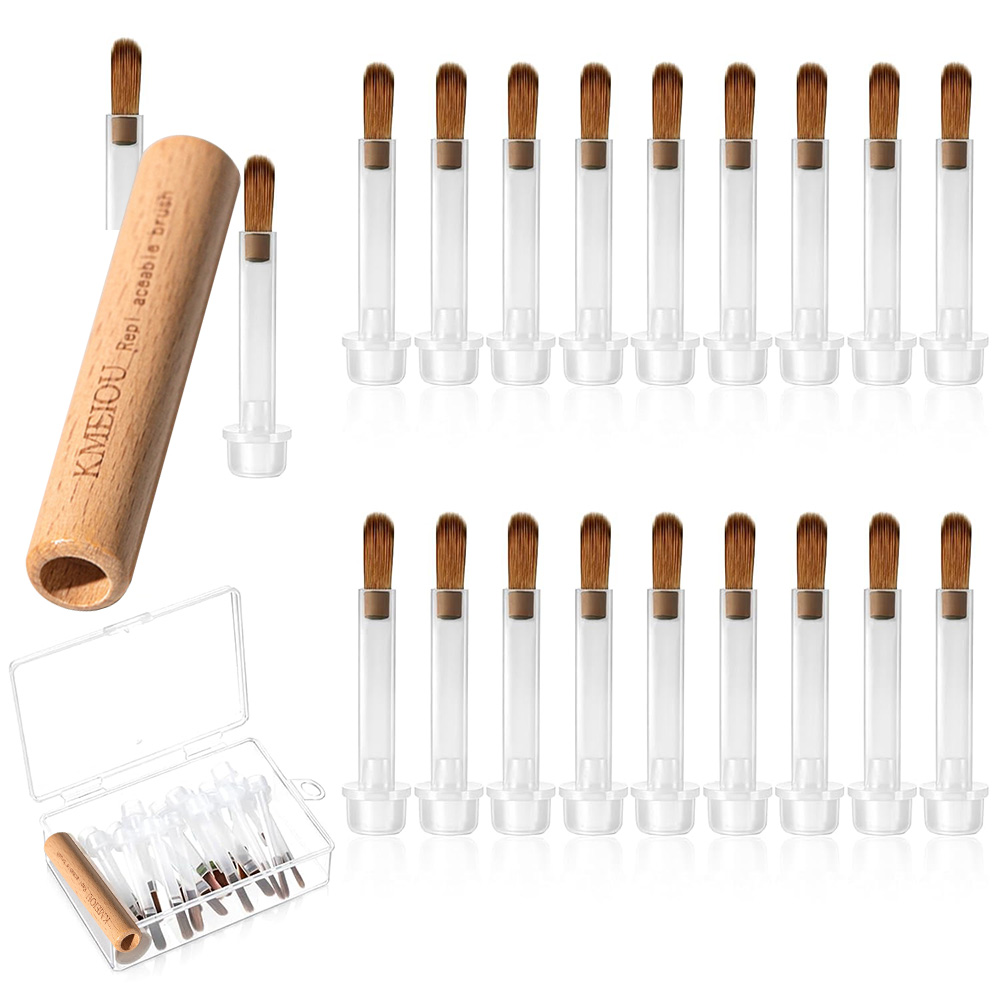Gel Top Coat - 20 pinceaux jetables pour vernis à