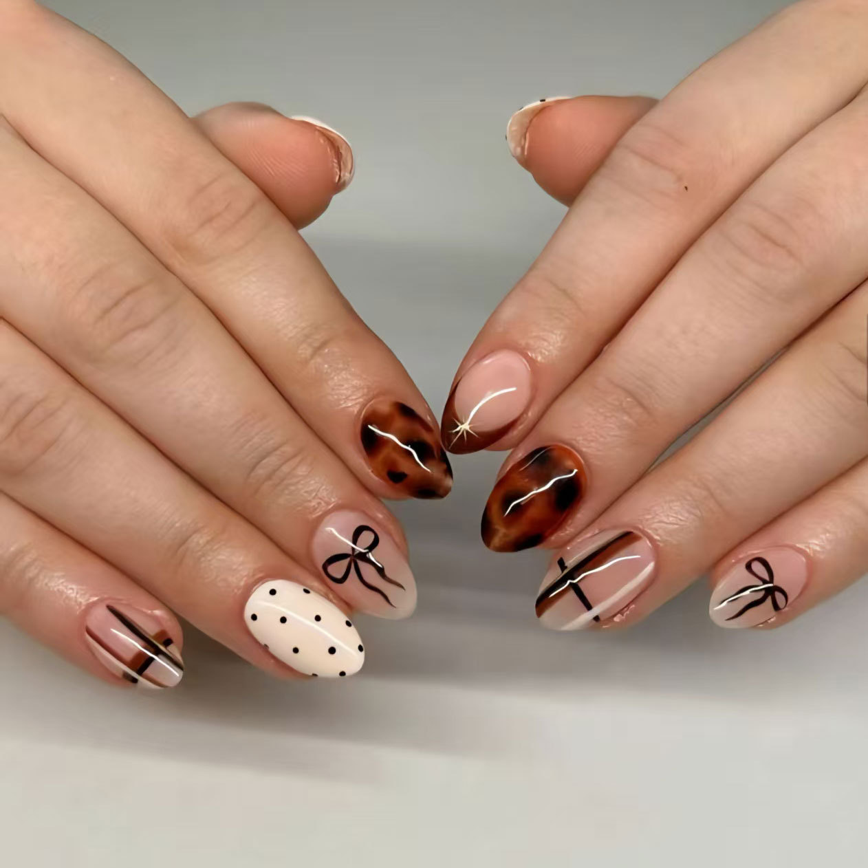24 pièces fleur faux ongles ma - Nail Art Leopard avis et prix