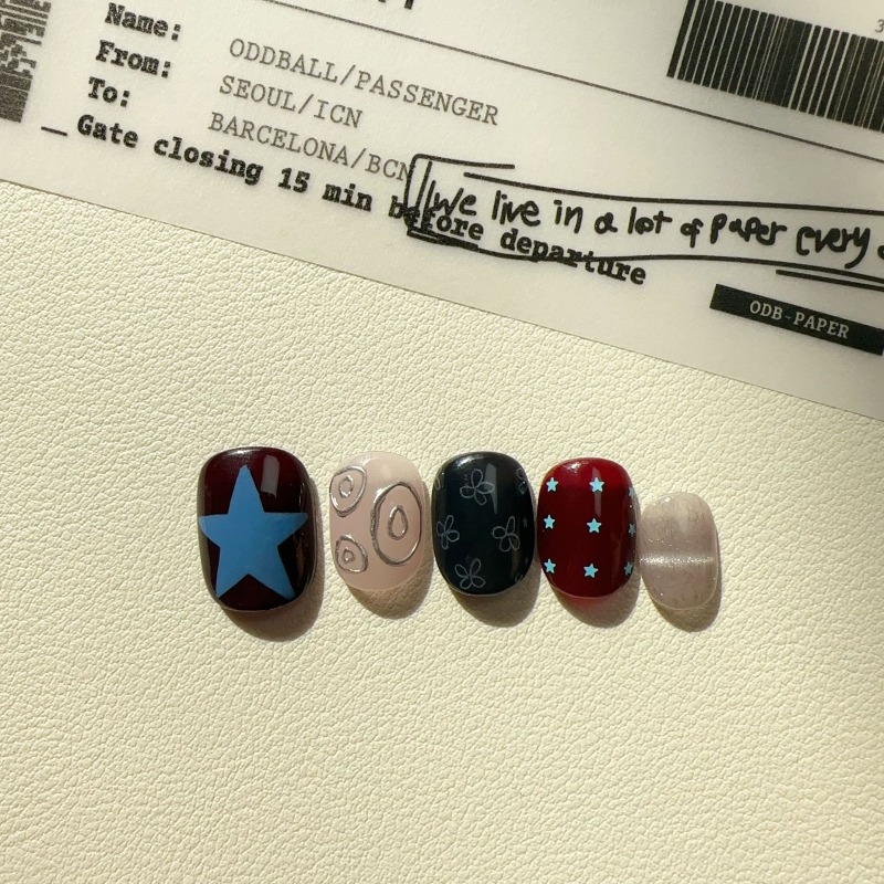 10 faux ongles à presser faits - Nail Art Cat Eye Simple avis et prix