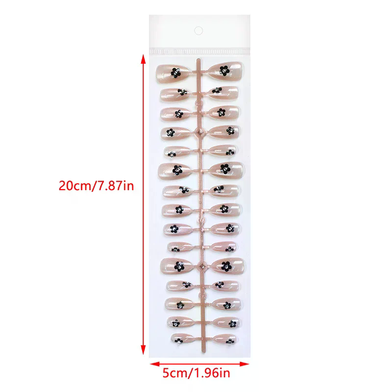 30 faux ongles à motif floral, - Nail Art Cat Eye Simple avis et prix