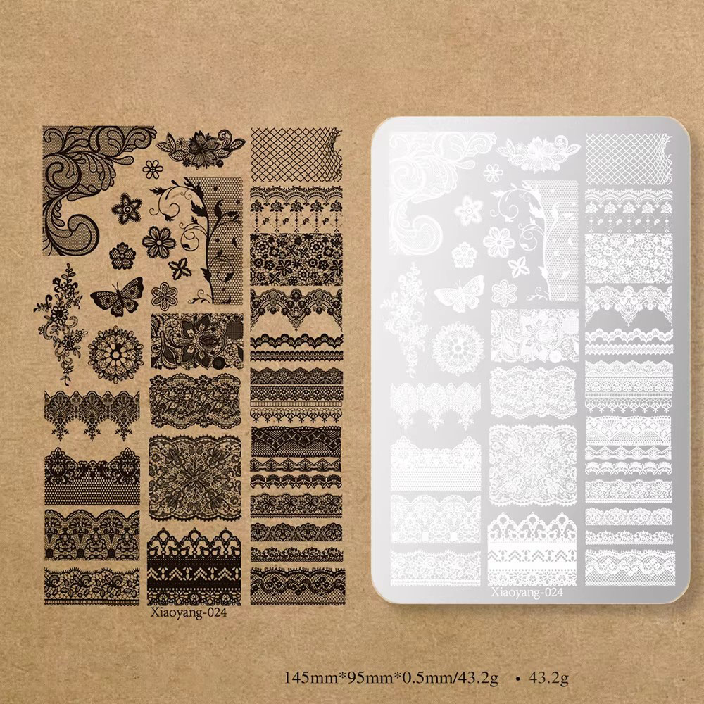 Pochoir de stamping pour nail  - Nail Art Leopard avis et prix
