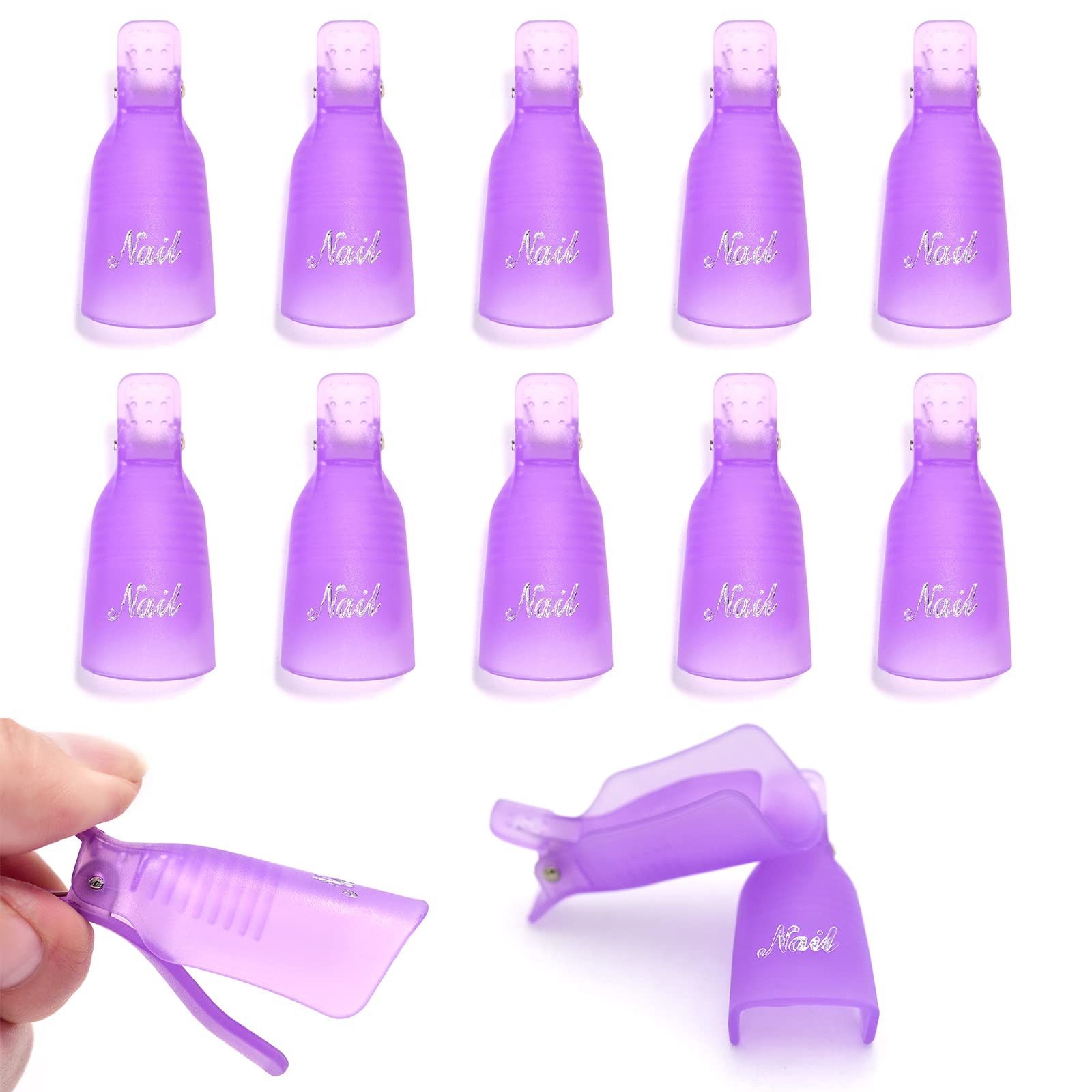 Lot de 10 pinces en plastique  - Nail Art Halal avis et prix