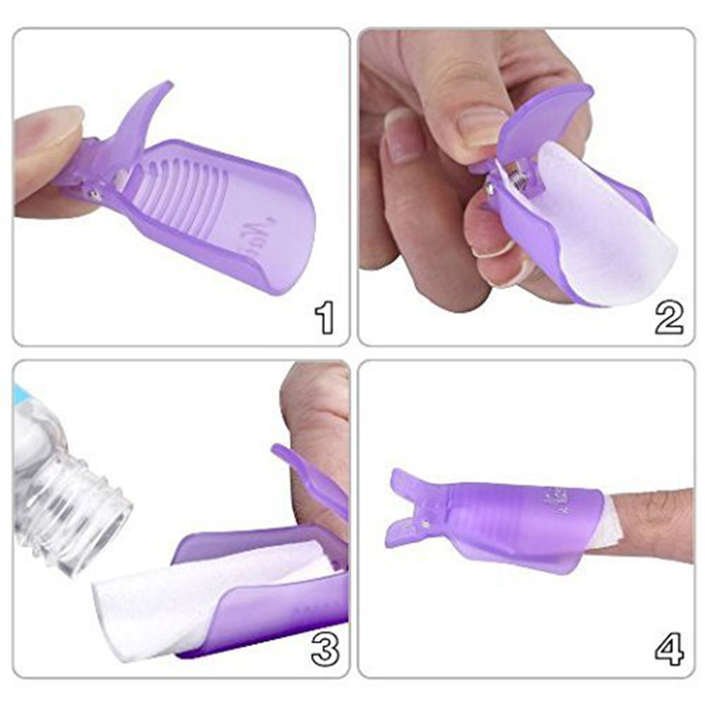 Lot de 10 pinces en plastique  - Nail Art Halal avis et prix