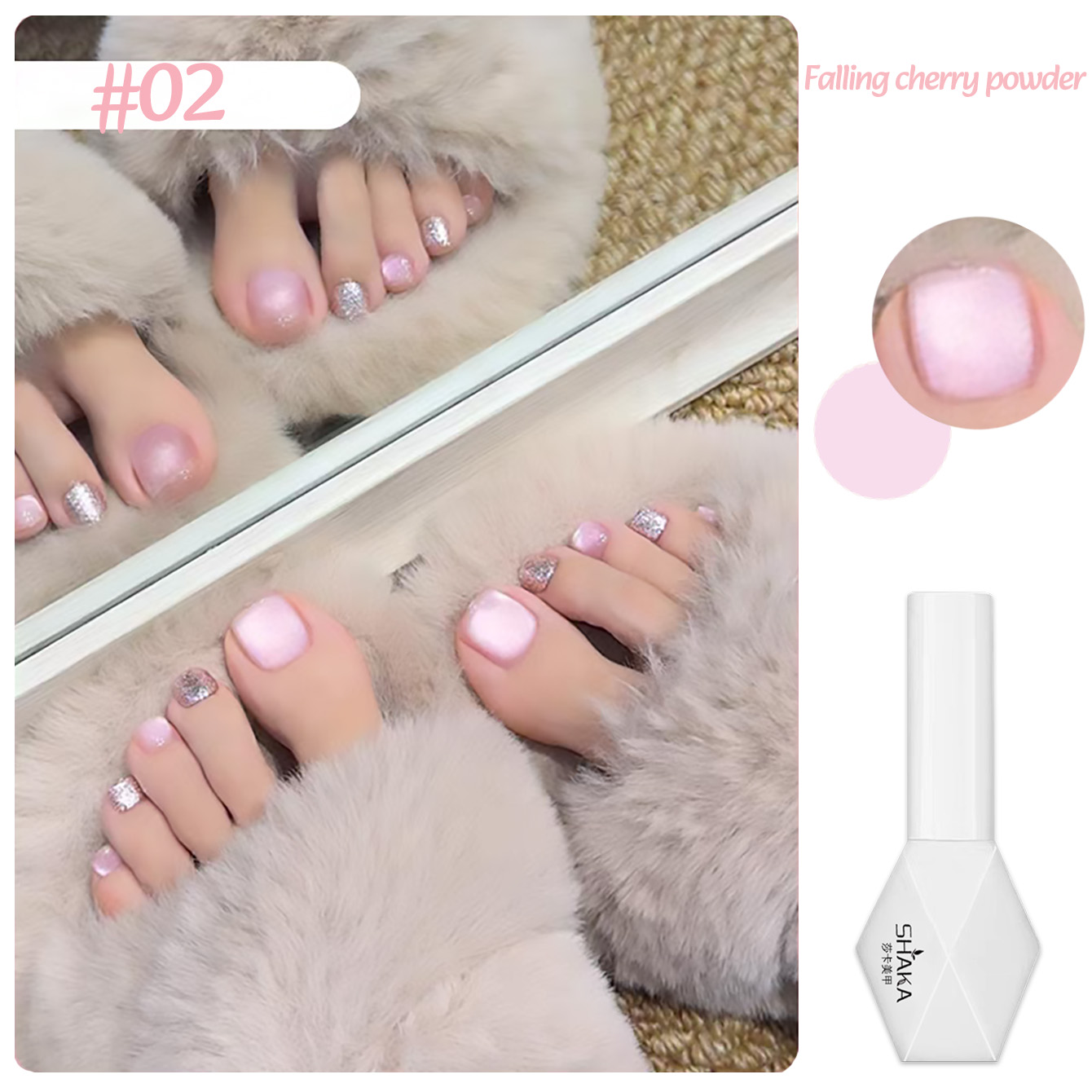 SHAKA 1 pièce Sélection d'été  - Nail Art Cat Eye Simple avis et prix
