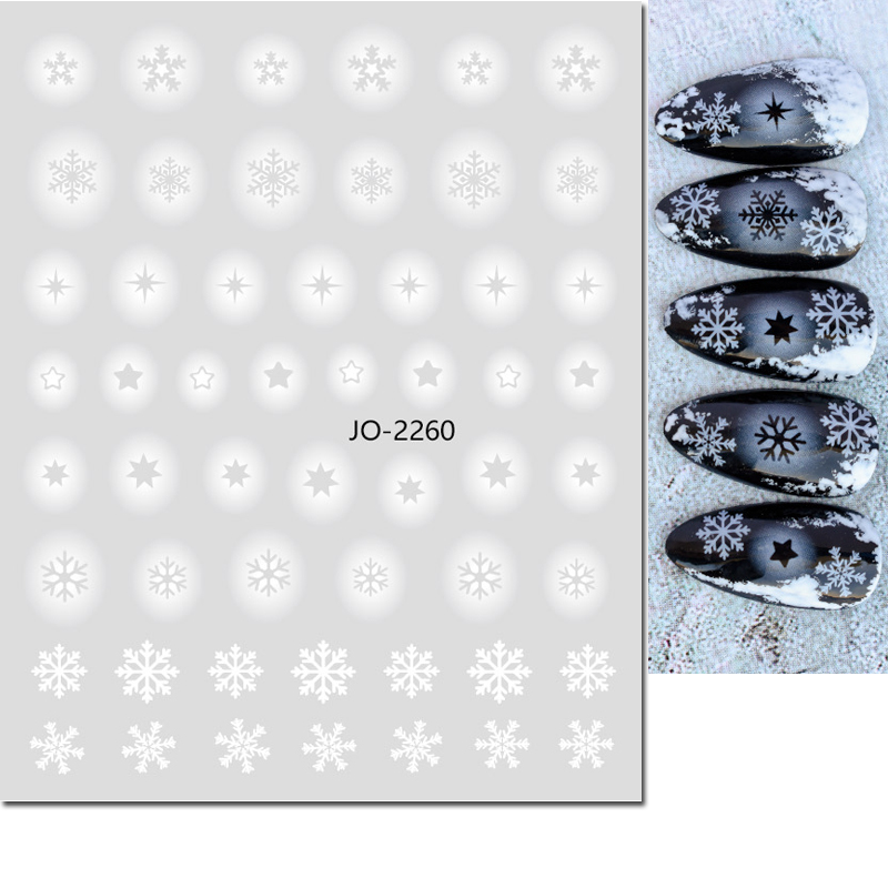 Décalcomanies 3D pour Nail Art - Nail Art Xmas Stickers avis et prix