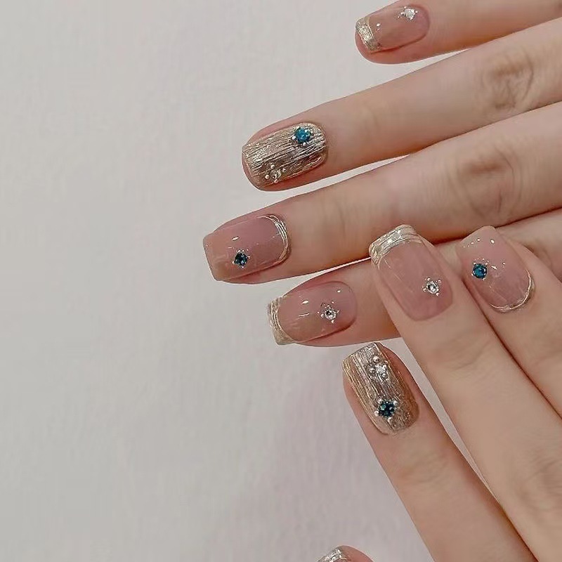 Faux ongles en acrylique faits - Nail Art Cat Eye Simple avis et prix