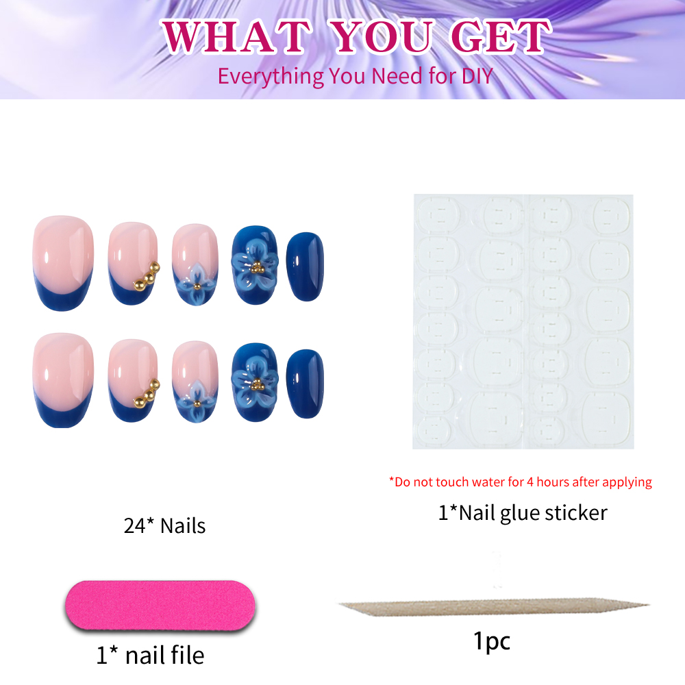 24 autocollants pour ongles en - Nail Art Halal avis et prix