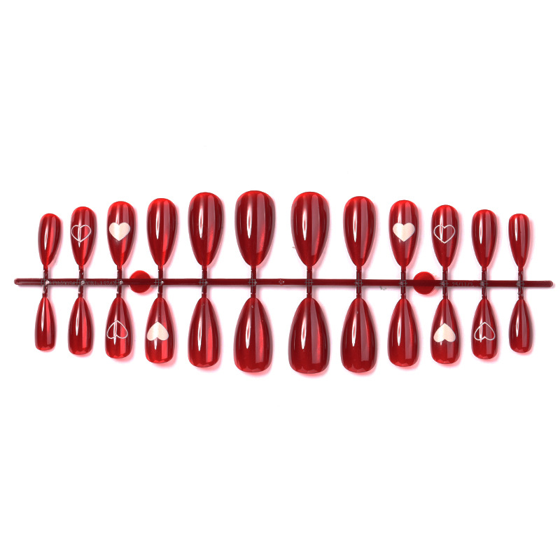 24 pièces Simple rouge oeil de - Nail Art Cat Eye Simple avis et prix