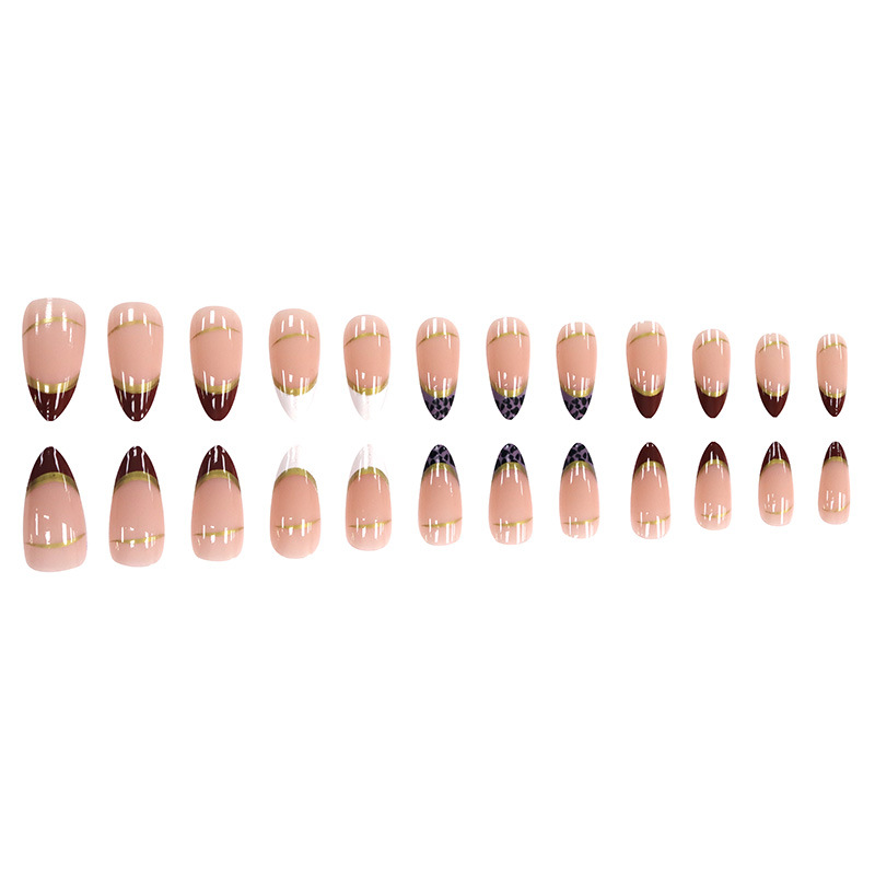 Faux ongles moyens pour femmes - Nail Art Leopard avis et prix