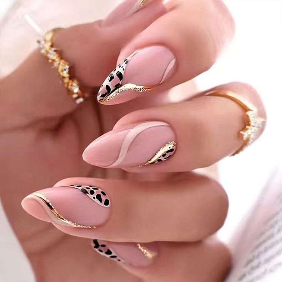 Faux ongles moyens pour femmes - Nail Art Leopard avis et prix