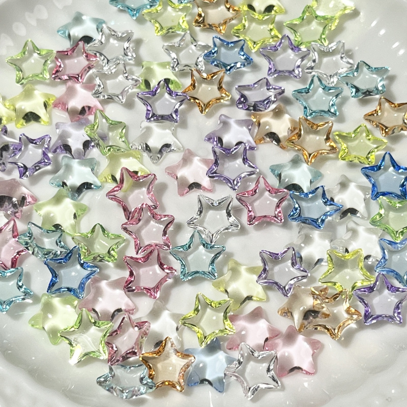 50 pièces de breloques étoiles - Nail Art Lotso avis et prix